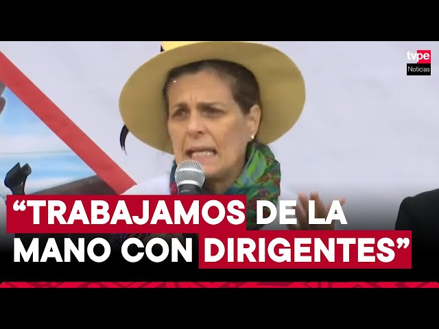 Ministra de Vivienda: "En esta gestión no son necesarias las marchas ni los paros"