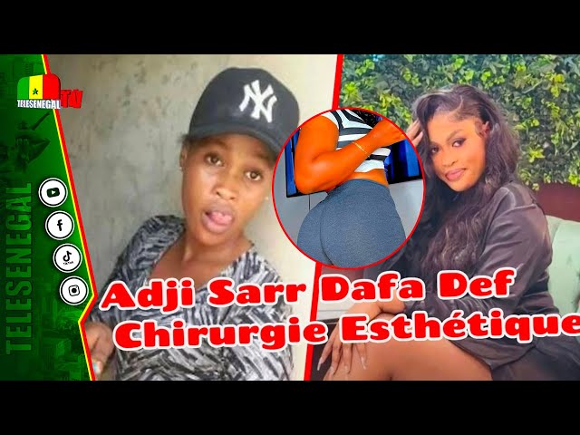 ⁣"Adji Sarr Dafa Def Chirurgie Esthétique Ndakh Méloutone Ni Bimouy Guéne Rewmi..."