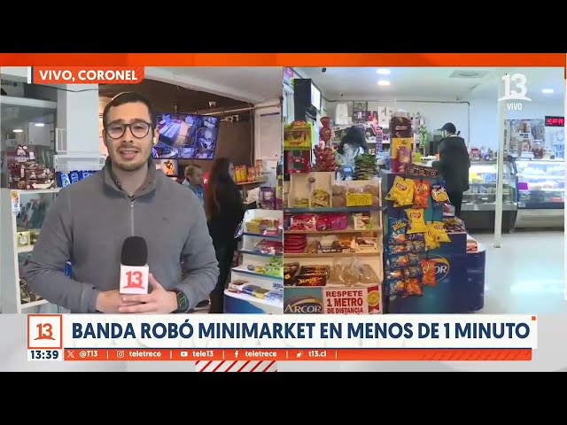 Banda robó minimarket en menos de 1 minuto: "Eran cabros chicos", dice el dueño