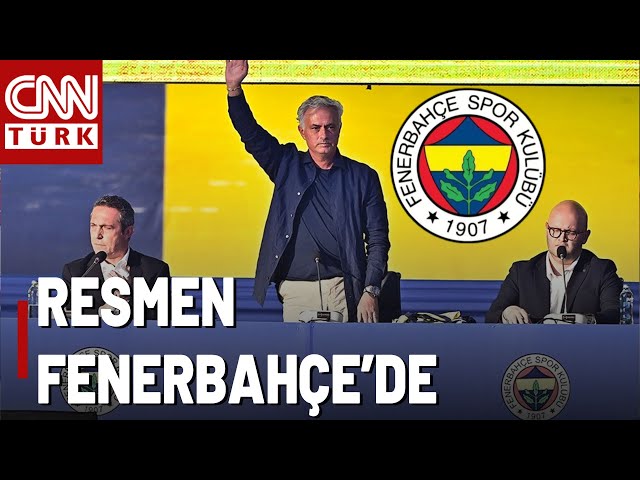 Mourinho Resmen Fenerbahçe'de! Jose Mourinho: "Fenerbahçe Forması Artık Bedenimin Bir Parç