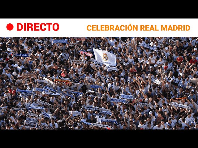 ⁣REAL MADRID   EN DIRECTO: El CAMPEÓN de la CHAMPIONS LEAGUE celebra la DECIMOQUINTA con la AFICIÓN