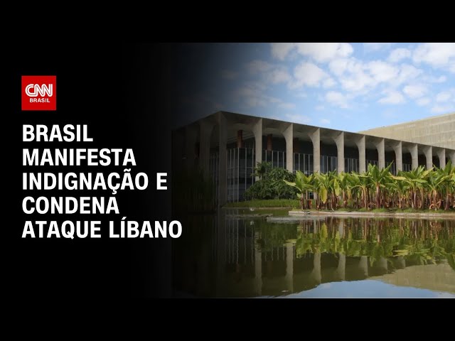 ⁣Brasil manifesta indignação e condena ataque Líbano | AGORA CNN - TARDE II