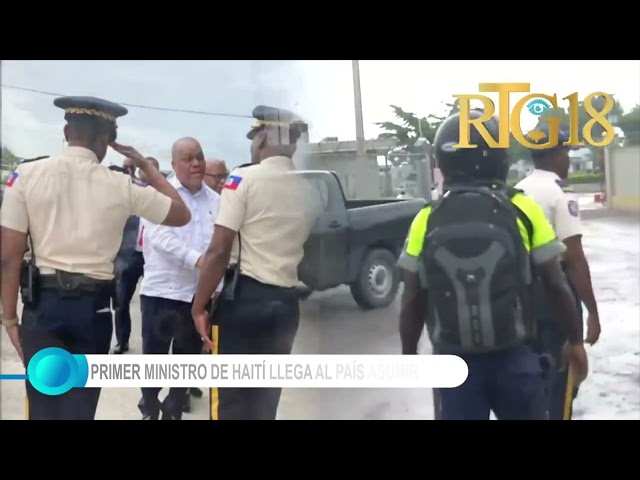 ⁣Primer ministro de Haití llega al país asumir cargo