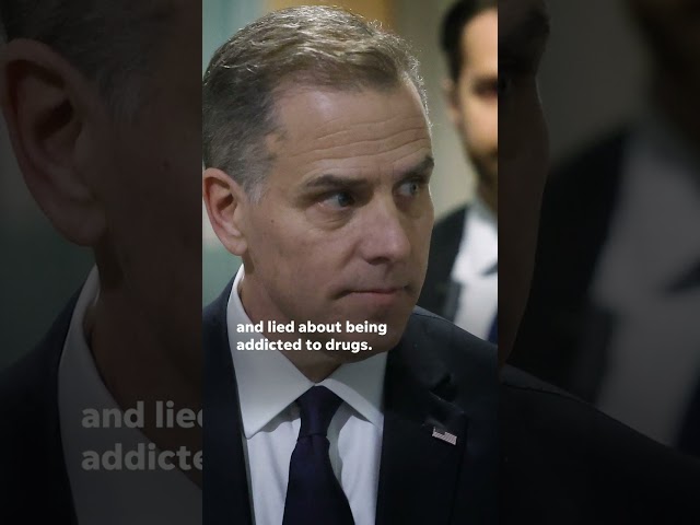 ⁣President Biden's son Hunter will be on trial on felony gun charges #Shorts