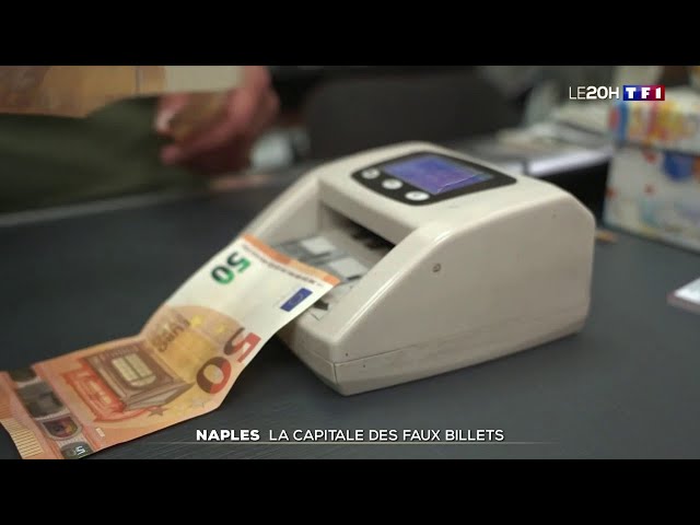 ⁣Naples, capitale des faux billets