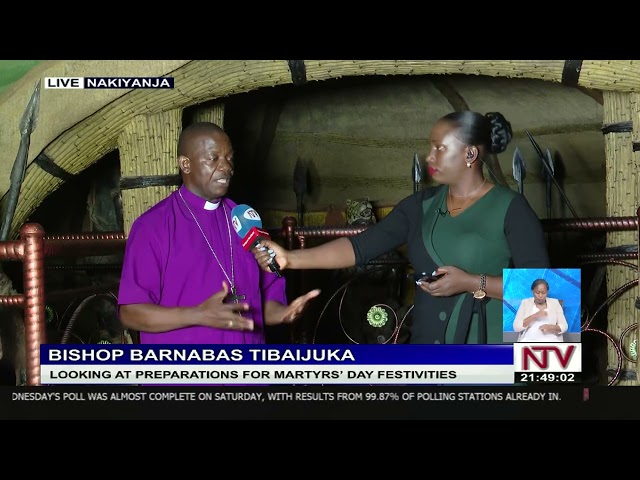 ⁣Preparations for Martyrs’ day festivities with Bishop Barnabas Tibaijuka - Bishop Of West Rwenzori