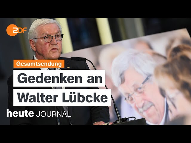 ⁣heute journal vom 02.06.2024 Fünfter Jahrestag des Mordes an Walter Lübcke, Europawahl, Hochwasser