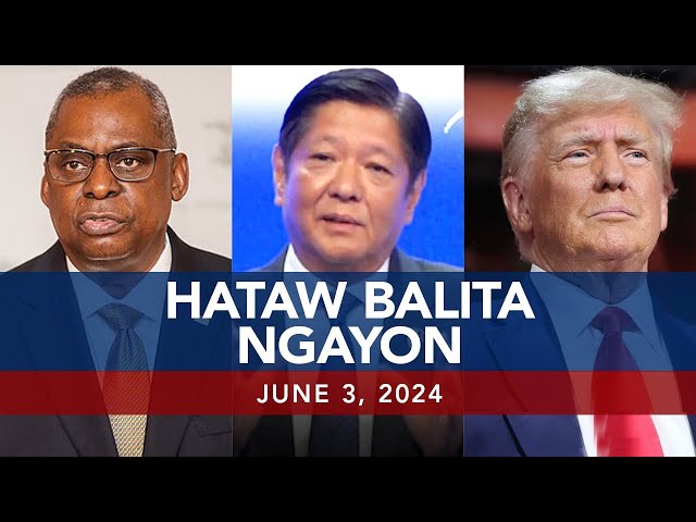 ⁣UNTV: Hataw Balita Ngayon | June 3, 2024