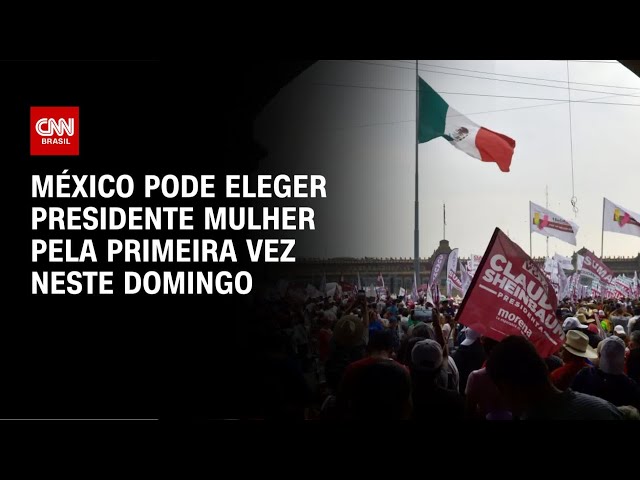 ⁣México pode eleger presidente mulher pela primeira vez neste domingo |