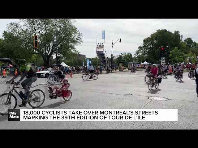 ⁣18,000 participants at 39th edition of Montreal's Tour de l’Île
