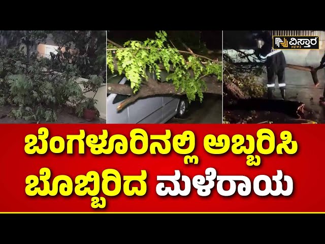 ⁣Heavy Rain In Bangalore | Rain Effect | ವರುಣನ ಆರ್ಭಟಕ್ಕೆ ಧರೆಗುರುಳಿದ ಮರಗಳು | Vistara News