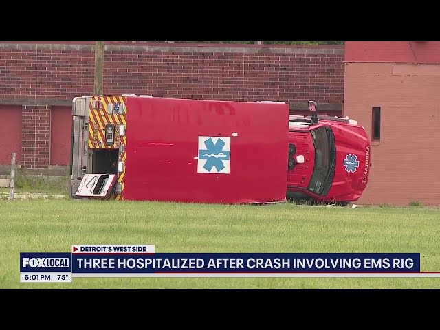 ⁣Five arrested, one hospitalized Melvindale shooting, EMS vehicle rolls over in Detroit, the weather