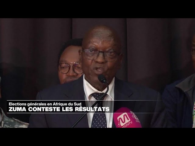 Jacob Zuma conteste les résultats des élections générales en Afrique du Sud • FRANCE 24