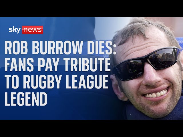 ⁣Rob Burrow dies: Fans pay tribute to rugby league legend who has died aged 41