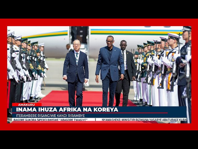 ⁣Perezida Kagame yageze muri Korea y'Epfo