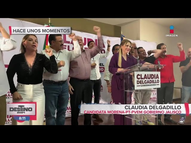 ⁣La candidata de Jalisco, Claudia Delgadillo, se ha declarado ganadora | Destino 2024