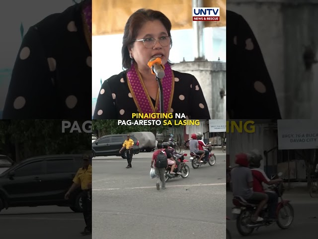⁣Pagpapatupad ng Anti-Drunk and Drugged Driving Act sa Davao City, pinaigting