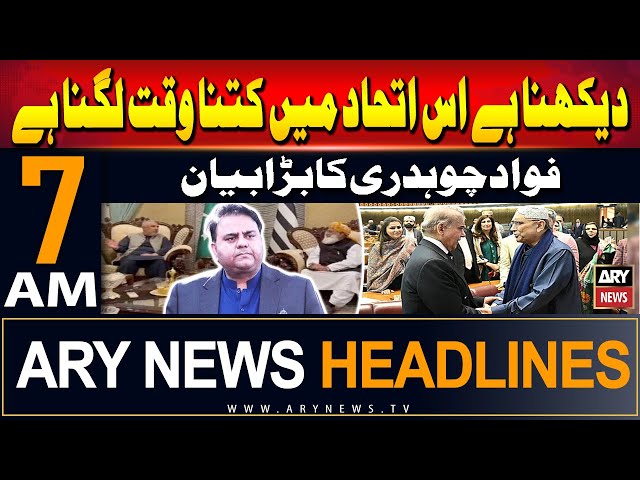 ⁣ARY News 7 AM Headlines 3rd June 2024 | Fawad Chaudhry's Big Statement