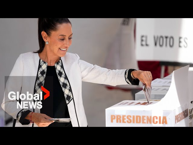 ⁣Mexico could welcome 1st female president as historic election unfolds