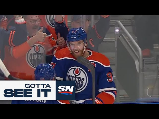 ⁣Gotta See It: Connor McDavid Shows Off Sweet Moves to Bury Goal