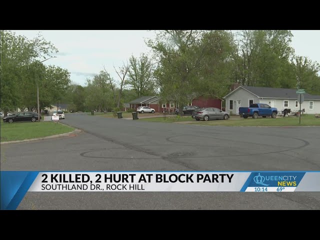 ⁣2 killed, 2 hurt in shooting at a Rock Hill block party: Police