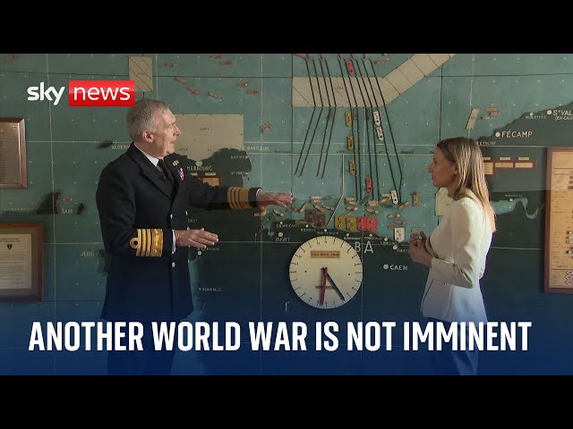 ⁣Another world war is not imminent, says Britain’s defence chief