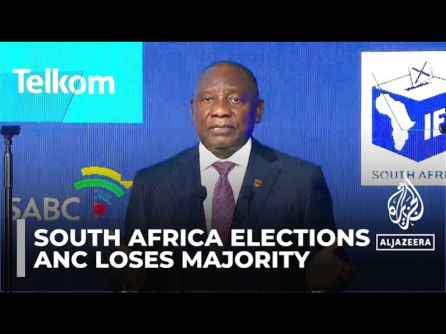 ⁣South Africa’s Ramaphosa calls for unity after his ANC loses majority