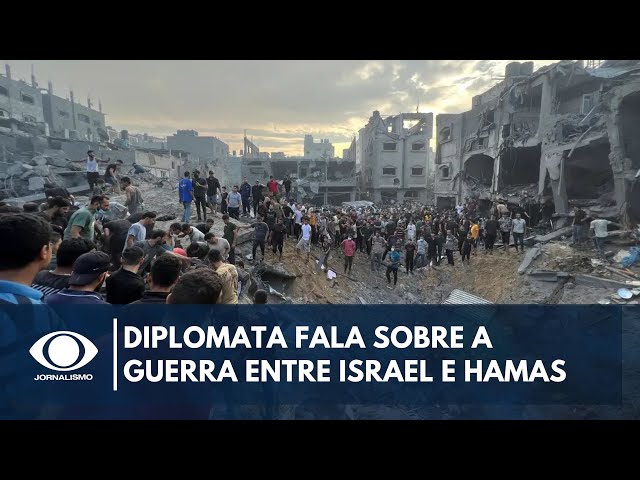 ⁣Diplomata fala sobre a guerra entre Israel e Hamas | Canal Livre