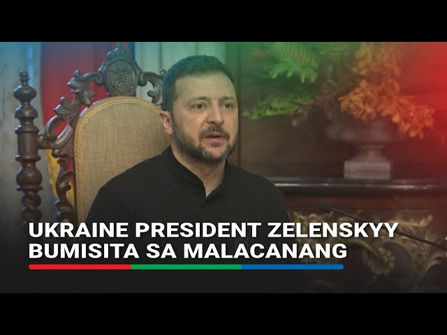 ⁣Ukrainian President Volodymyr Zelenskyy, nakipagkita kay PBBM sa Malacanang