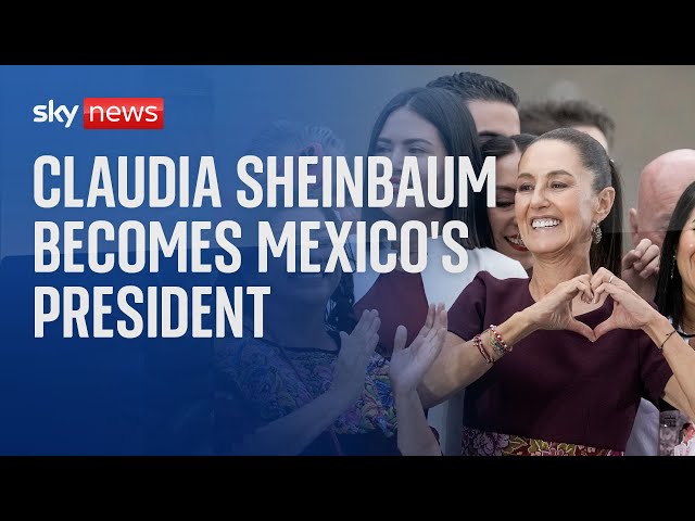 ⁣Watch Live: Claudia Sheinbaum becomes Mexico's first female president as polls close