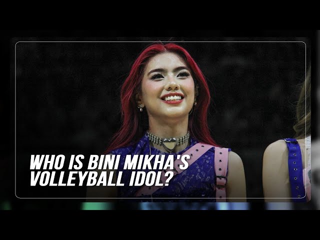 ⁣Who is BINI Mikha's volleyball idol? | ABS-CBN News