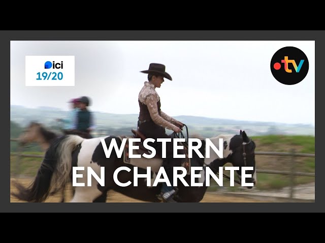 ⁣Une centaine de cavaliers participent à une compétition western en Charente