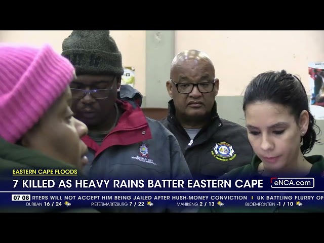 ⁣Heavy rains batter Eastern Cape