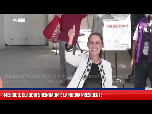 ⁣Elezioni Messico, Sheinbaum nuova presidente