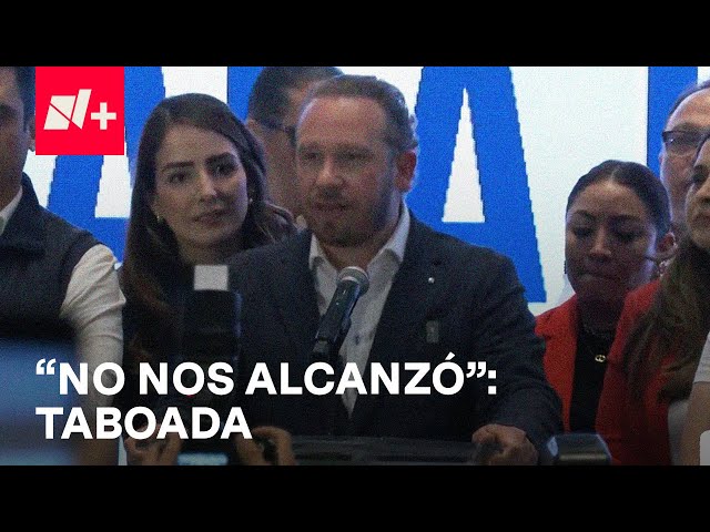 Santiago Taboada reconoce el triunfo de Clara Brugada en CDMX