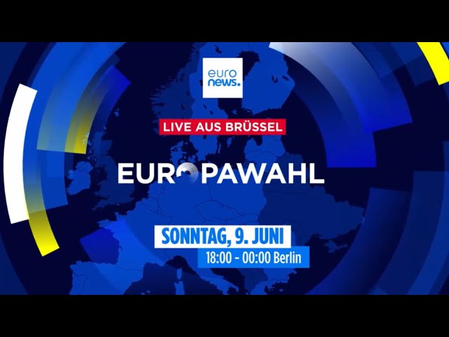 ⁣Euronews Wahlabend: Live-Berichterstattung über alle Aspekte der Europawahlen aus Brüssel