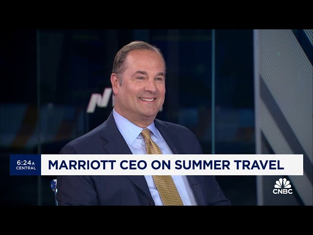 ⁣Marriott CEO: Resilience in luxury travel has been one of the real bright spots in travel recovery