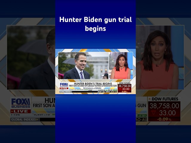 ⁣Jury selection begins today for Hunter Biden’s gun possession charges #shorts