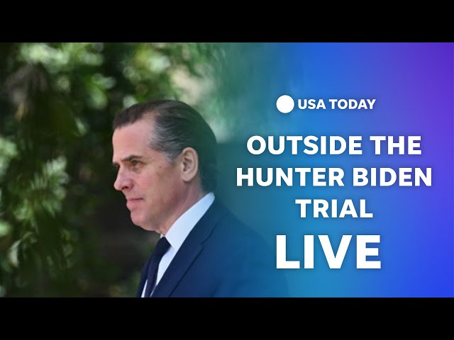⁣Watch live: Outside the court as Hunter Biden faces criminal gun charges