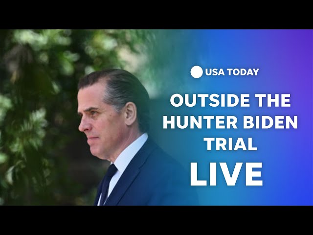 Watch live: Outside the court as Hunter Biden faces criminal gun charges