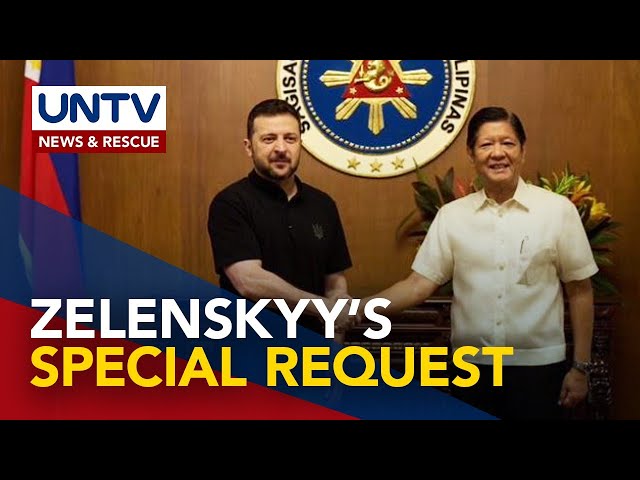 ⁣Pres. Zelenskyy asks Pres. Marcos Jr. to send mental health workers to Ukraine