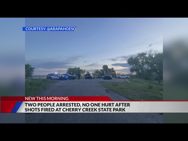 ⁣2 arrested after shots fired at music event in Cherry Creek State Park