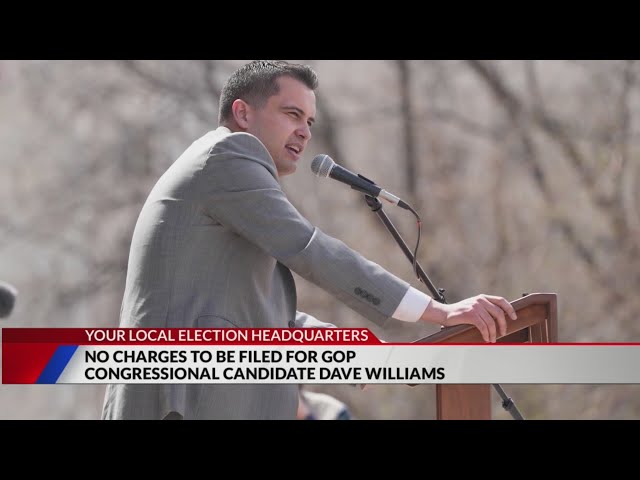 ⁣GOP candidate Dave Williams will not be charged