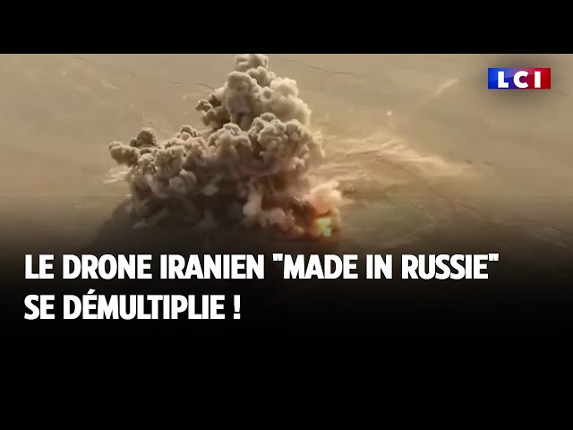 ⁣Le drone iranien made in Russie se démultiplie !