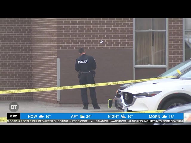 ⁣Man dead, 4 others seriously injured in shooting near Etobicoke high school