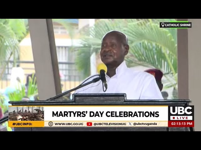 ⁣MUSEVENI CELEBRATES THE 60TH YEAR OF CANONIZATION OF THE UGANDA MARTYRS