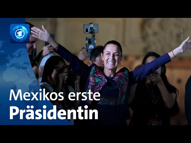⁣Sheinbaum gewinnt Präsidentenwahl in Mexiko
