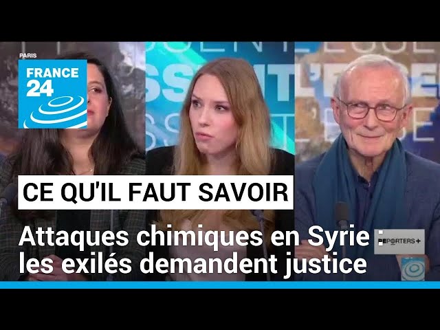 ⁣Attaques chimiques : des exilés syriens en quête de justice • FRANCE 24