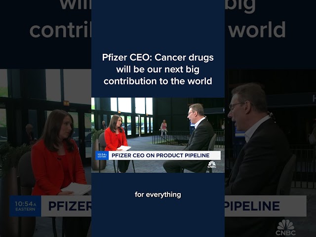 ⁣Pfizer CEO: Cancer drugs will be our next big contribution to the world