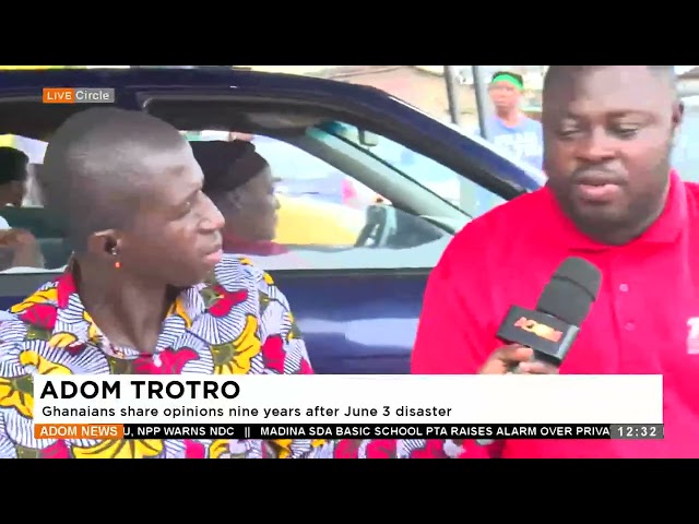 ⁣Ghanaians share opinions nine year after June 3 disaster -  Premtobre Kase on Adom TV(03-06-24)